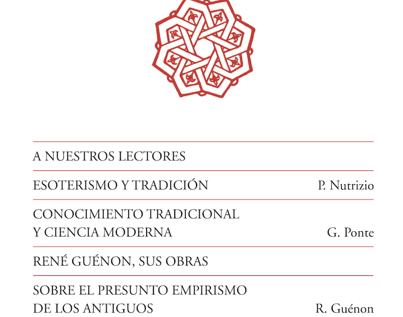Revista de Estudios Tradicionales 1